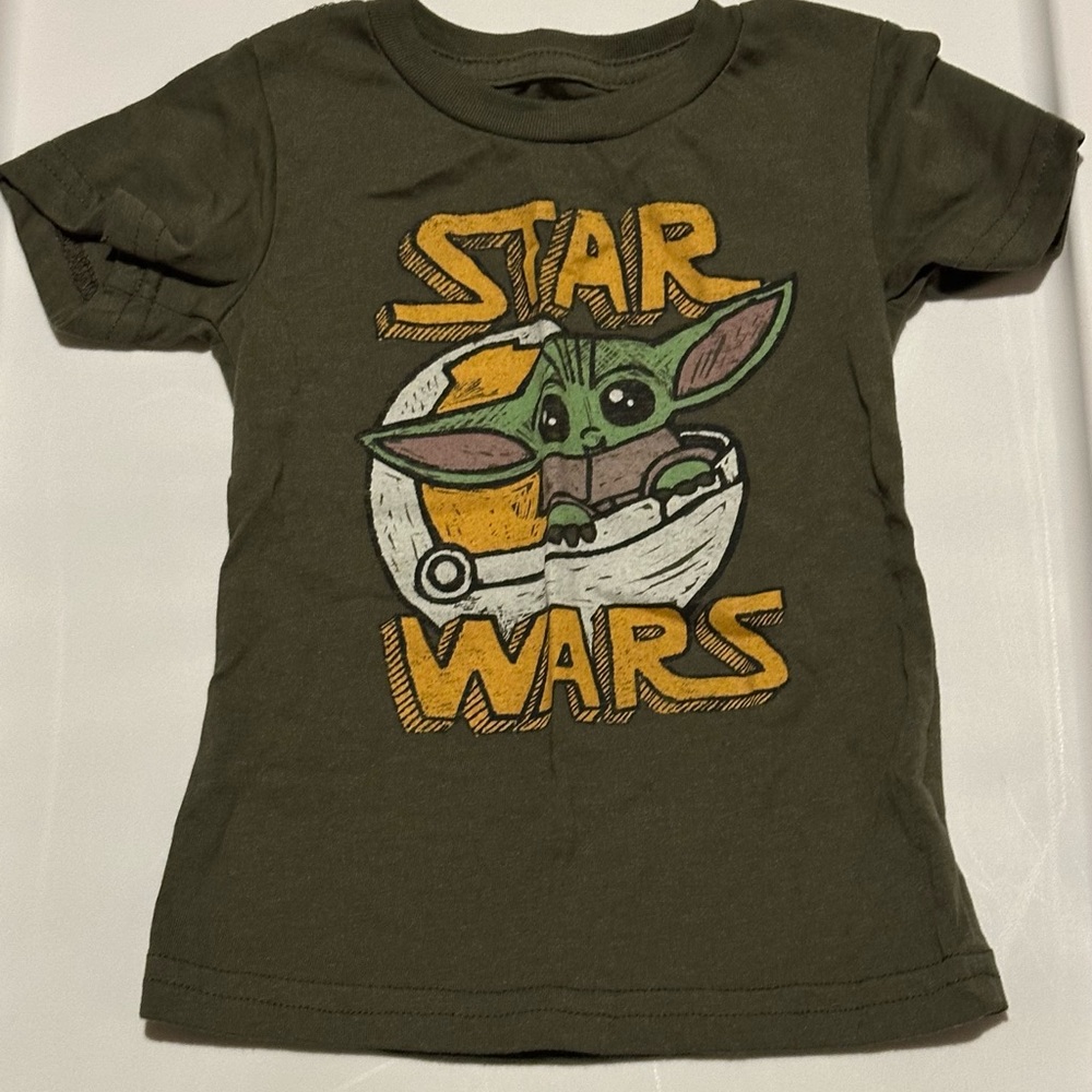 Star Wars Olive Green Baby T-Shirt